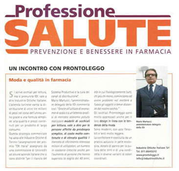 PROFESSIONE SALUTE - Edizione maggio 2011 - Prontoleggo